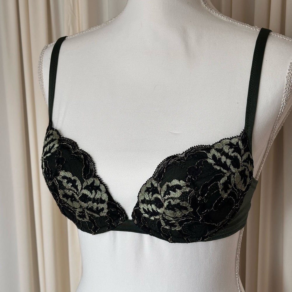 La Perla NWT emerald green lace bra